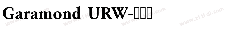 Garamond URW字体转换